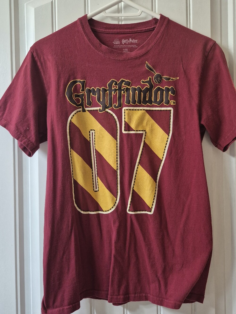 Official Harry Potter Gryffindor Quidditch T-Shirt Kids XL